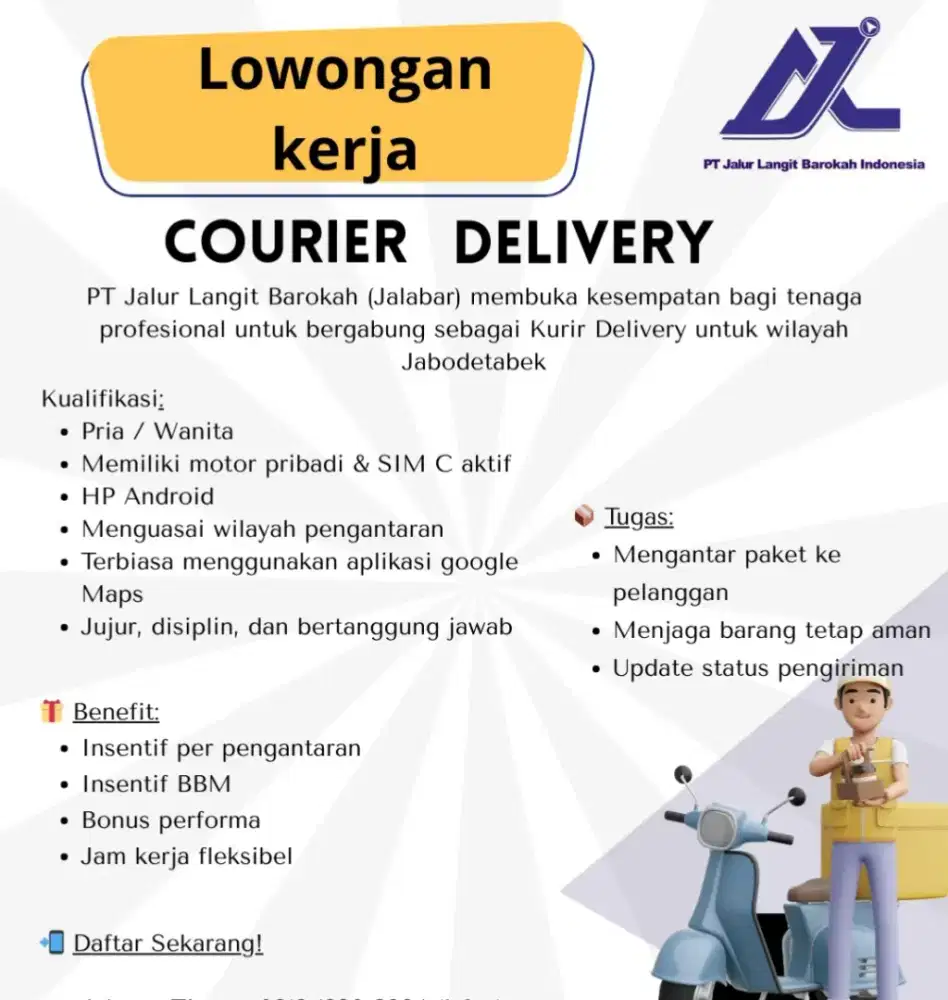 Lowongan Kurir Paket