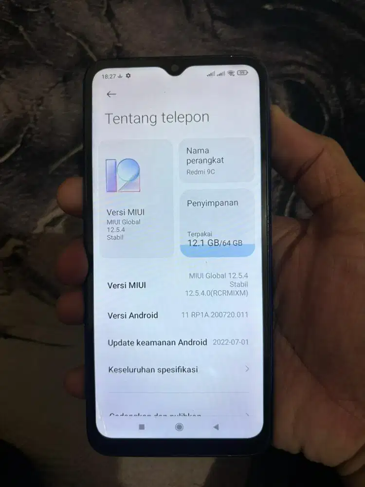 Xiaomi Redmi 9C 4/64GB biru