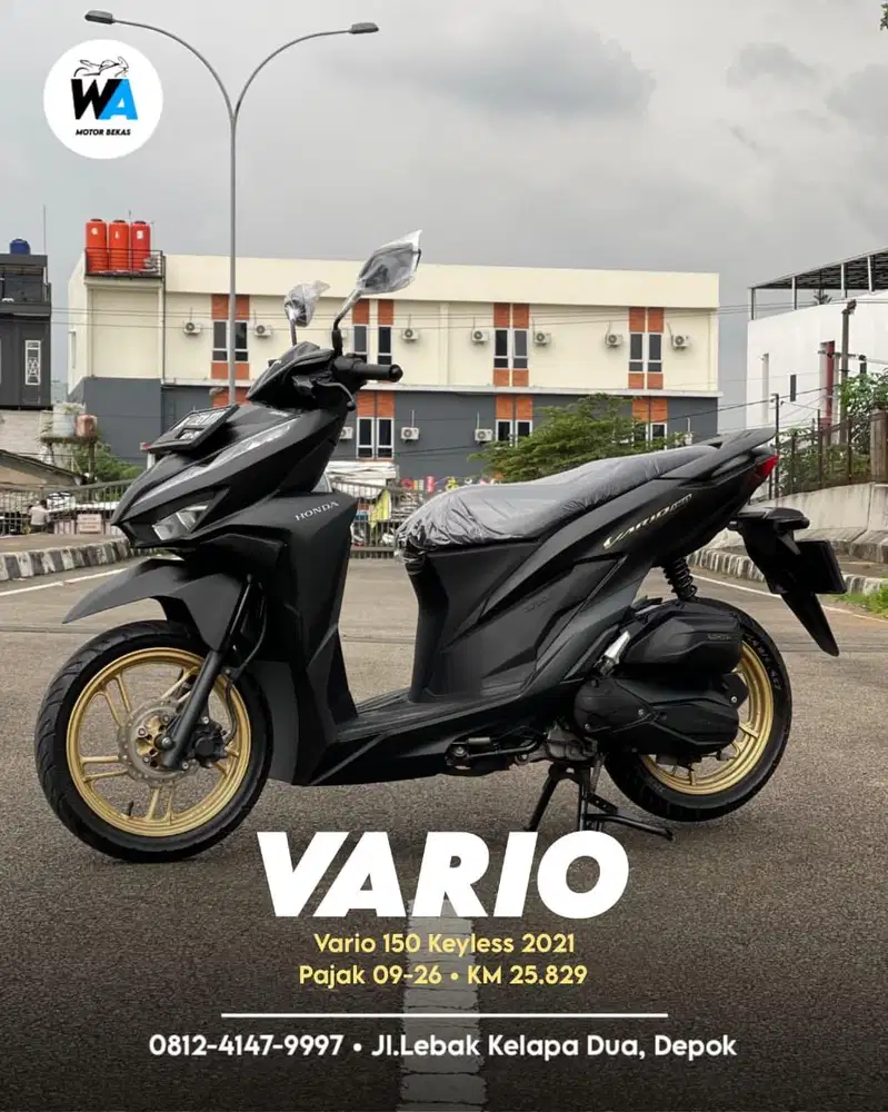 DP 500 RIBU Honda Vario 150 Keyless 2021 Cash/Kredit