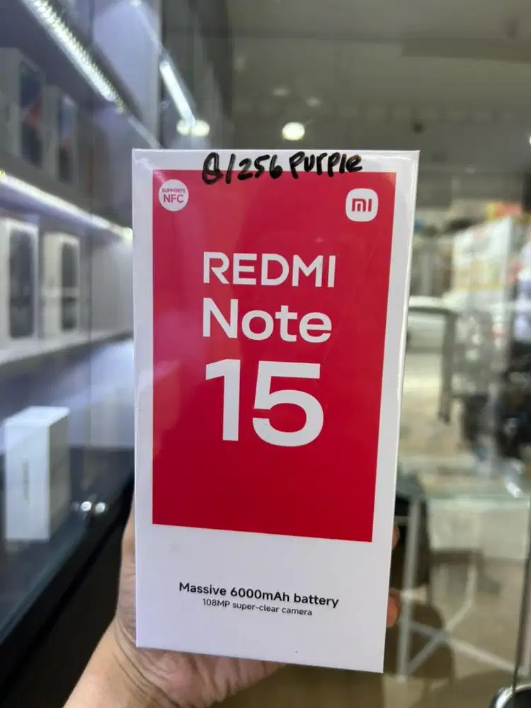 MSI REDMI NOTE 15 RAM 8/256GB BARU GARANSI RESMI NASIONAL 15 BULAN