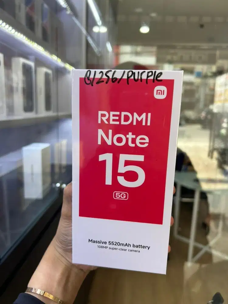 MSI REDMI NOTE 15 5G RAM 8/256GB BARU GARANSI RESMI NASIONAL 15 BULAN