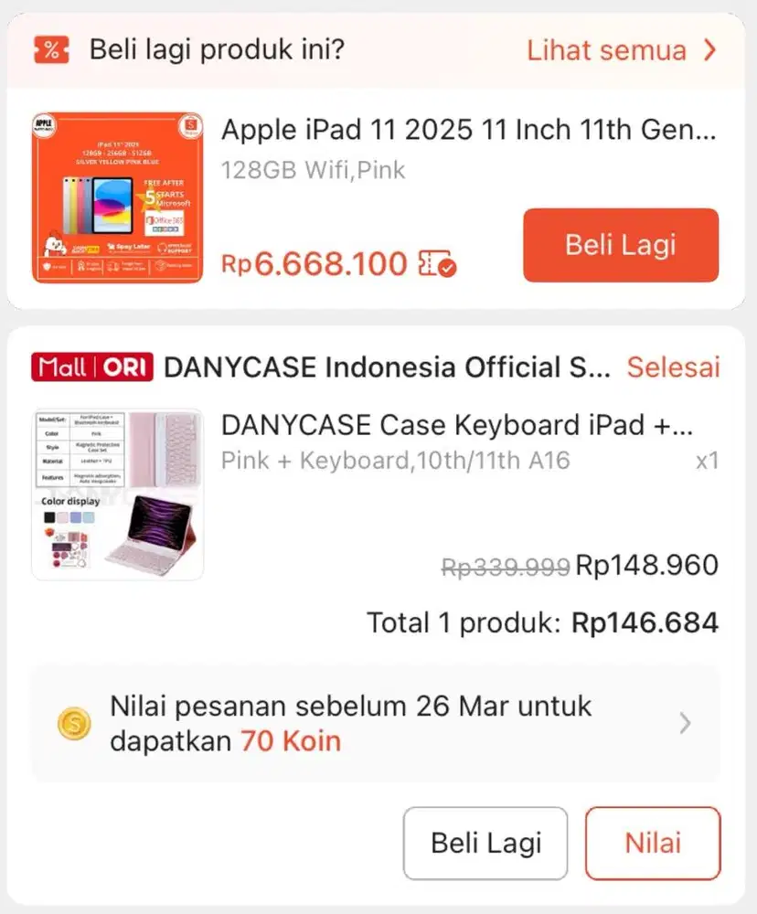 JUAL CEPAT IPAD GEN 11