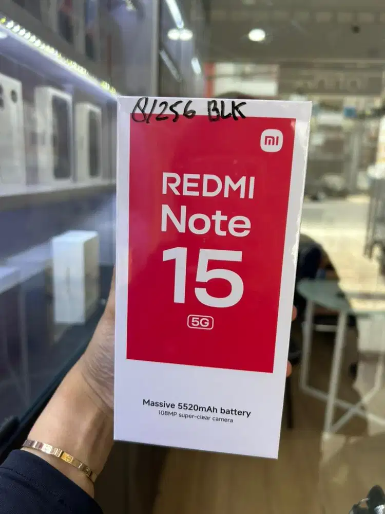 MSI REDMI NOTE 15 5G RAM 8/256GB BARU GARANSI RESMI NASIONAL 15 BULAN