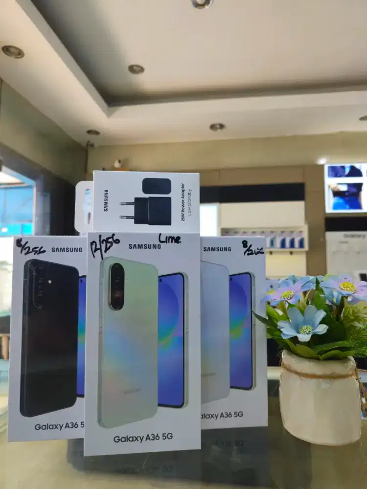 Samsung Galaxy A36 5g free adapter 25watt