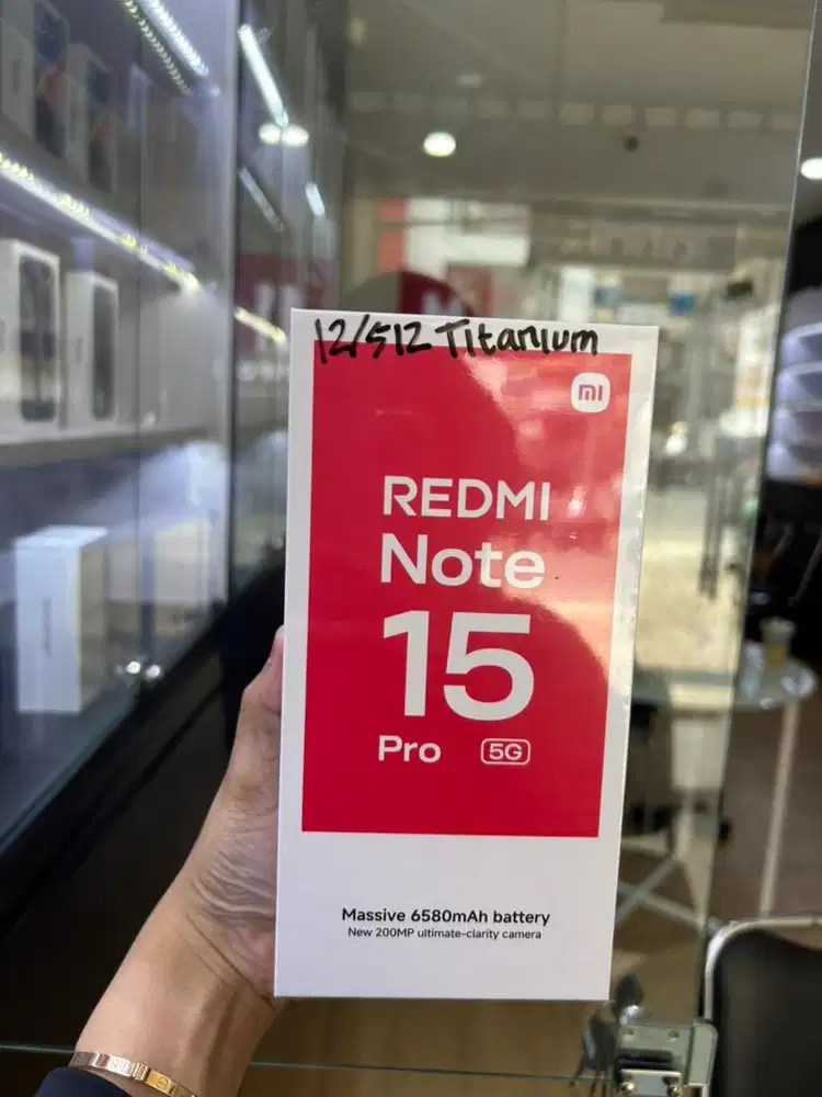 MSI REDMI NOTE 15 PRO 5G RAM 12/512GB BARU GARANSI RESMI 15 BULAN