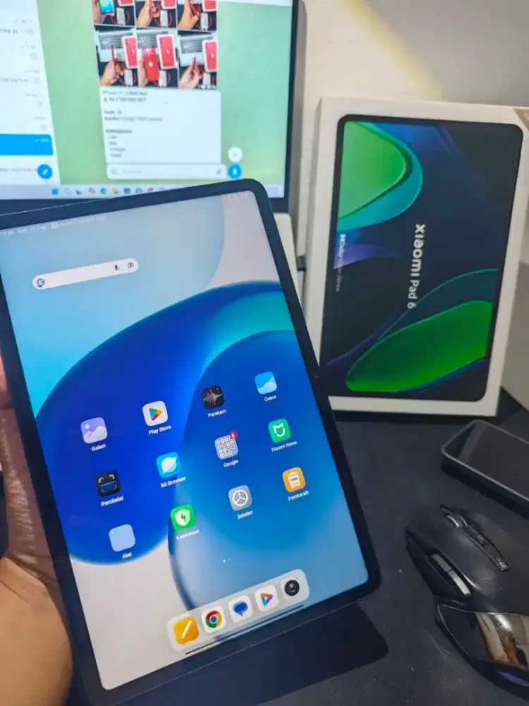 Xiaomi Pad 6 8/256 Black Mulus Lengkap Original
