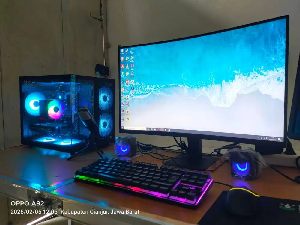 Komputer Lengkap Spek Gaming - Editing - Live Streaming