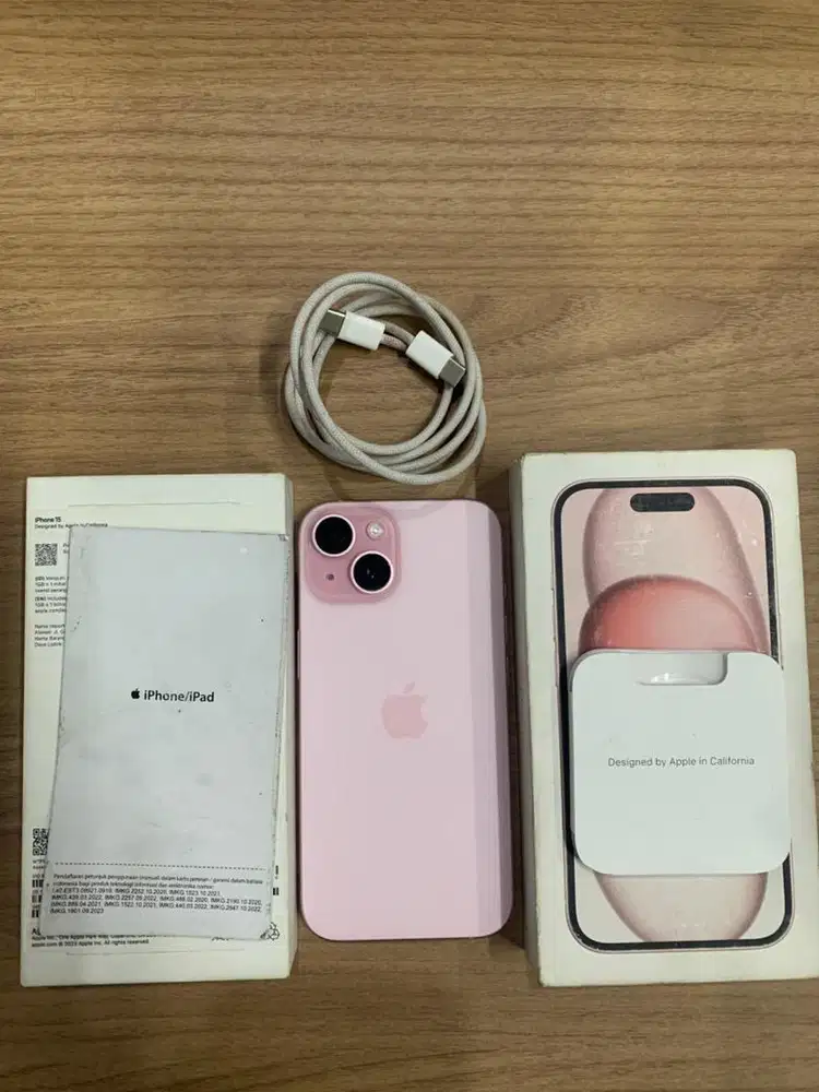 iphone 15 128gb pink resmi ibox