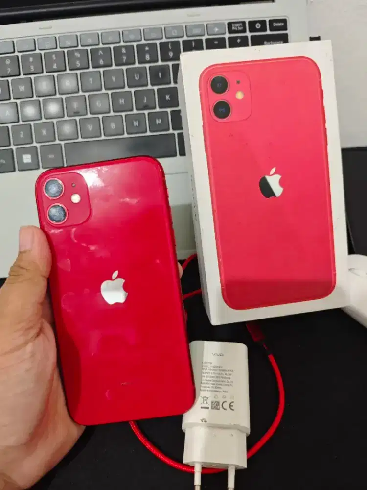 iPhone 11 128GB Red – Inter WiFi Only, Lengkap