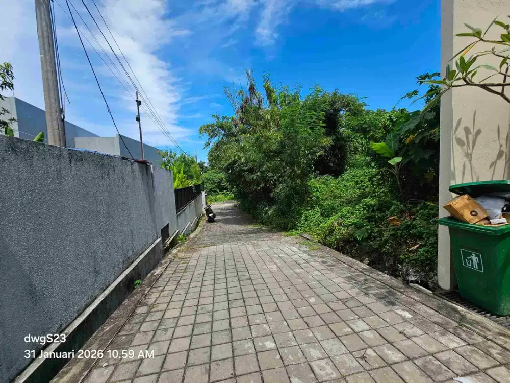 dijual tanah premium lingkungan villa canggu