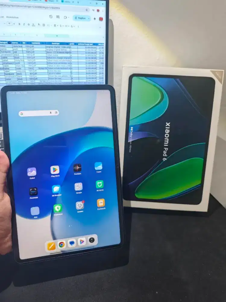 Xiaomi Pad 6 8/256 Misty Blue Fullset Like New