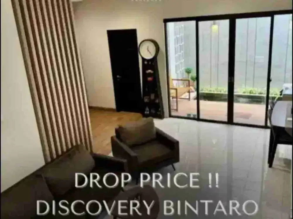 HOT SALE Rumah siap huni semi furnished Discovery Bintaro Jaya Sektor 7