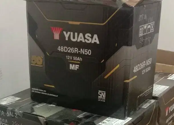 BATTERY AKI YUASA 88D26R-N50 12V 50AH MF