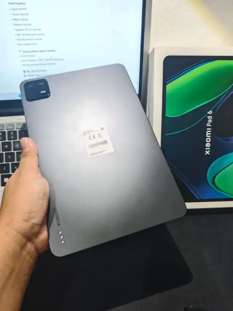 Xiaomi Pad 6 8/256 Black Fullset Like New