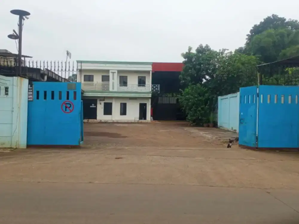 Dijual cepat gudang pinggir jalan bekasi siap pakai strategis harga nego
