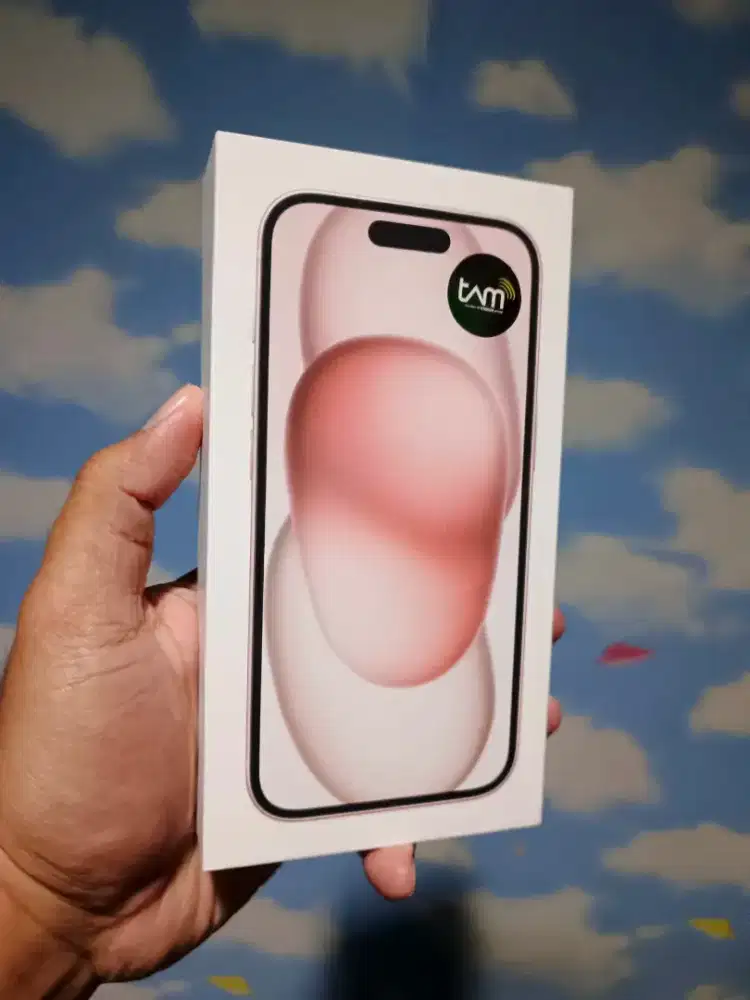 Iphone 15 ibox pink baru dan segel