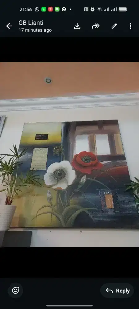 Lukisan Pesona Bunga