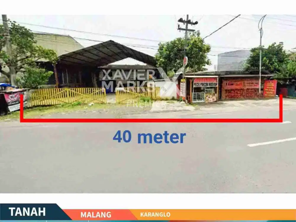 DIJUAL LAHAN LUAS & SANGAT STRATEGIS DI KARANGLO - MALANG