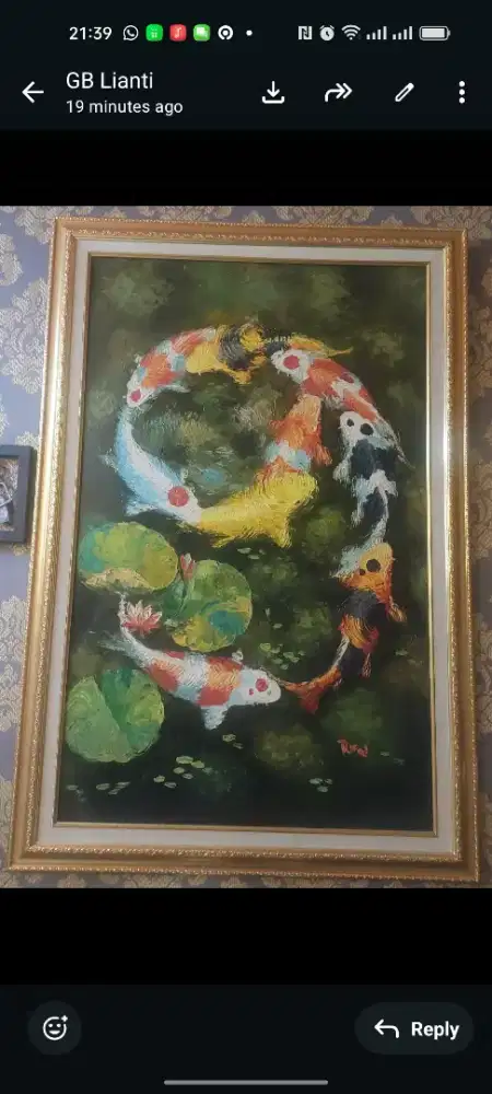 Lukisan Ikan Koi