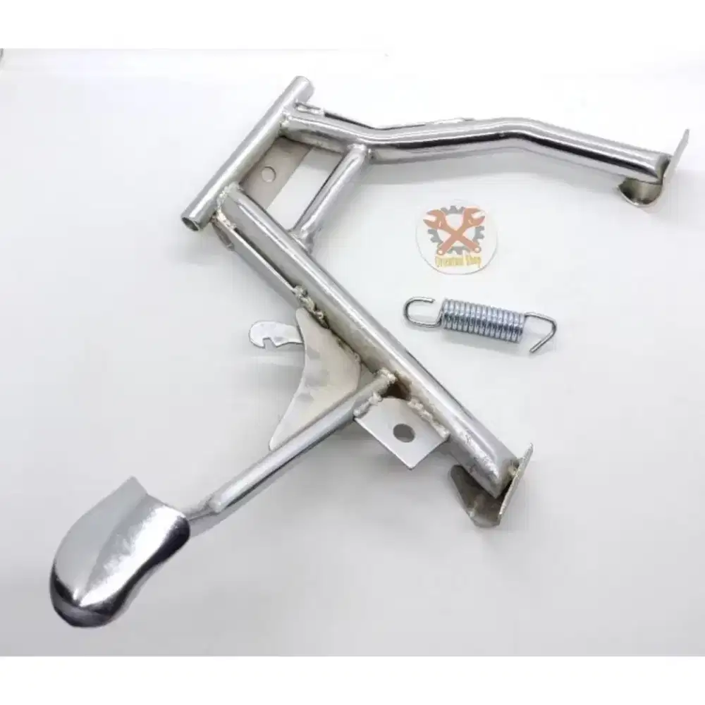 Standar dua/standar tengah cagak dua chrome ring 14