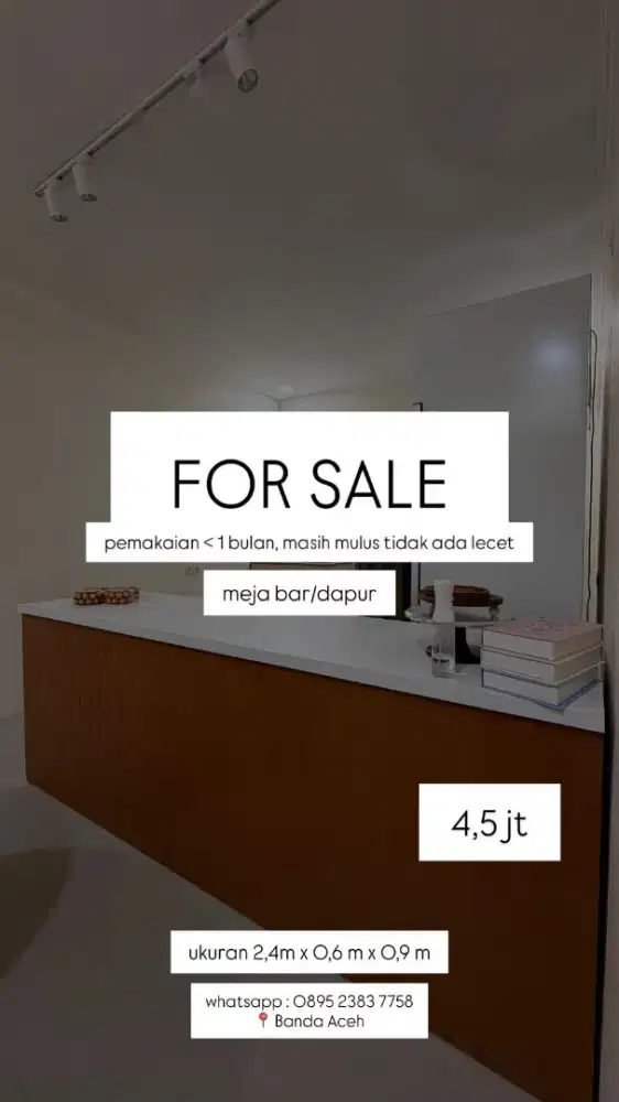 MEJA BAR ATAU MEJA DAPUR