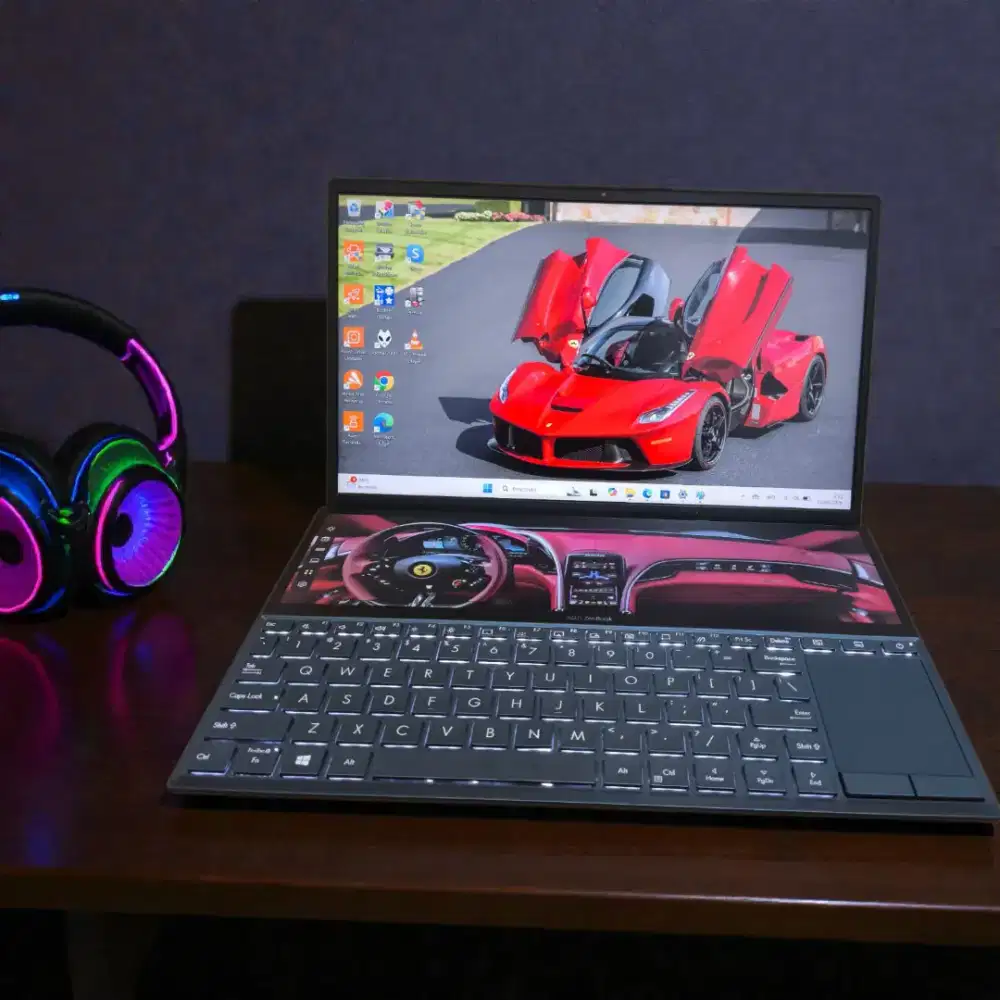 Laptop Asus ZenBook ux481 i7 gen 10 Nvidia ram 16 SSD 1tb