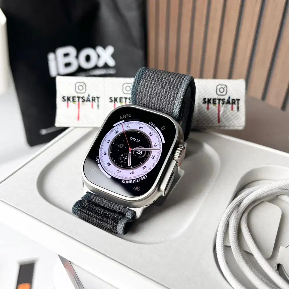 Apple Watch Ultra Gen 1 iBox iwatch Ultra Mulus Like New BH 96%