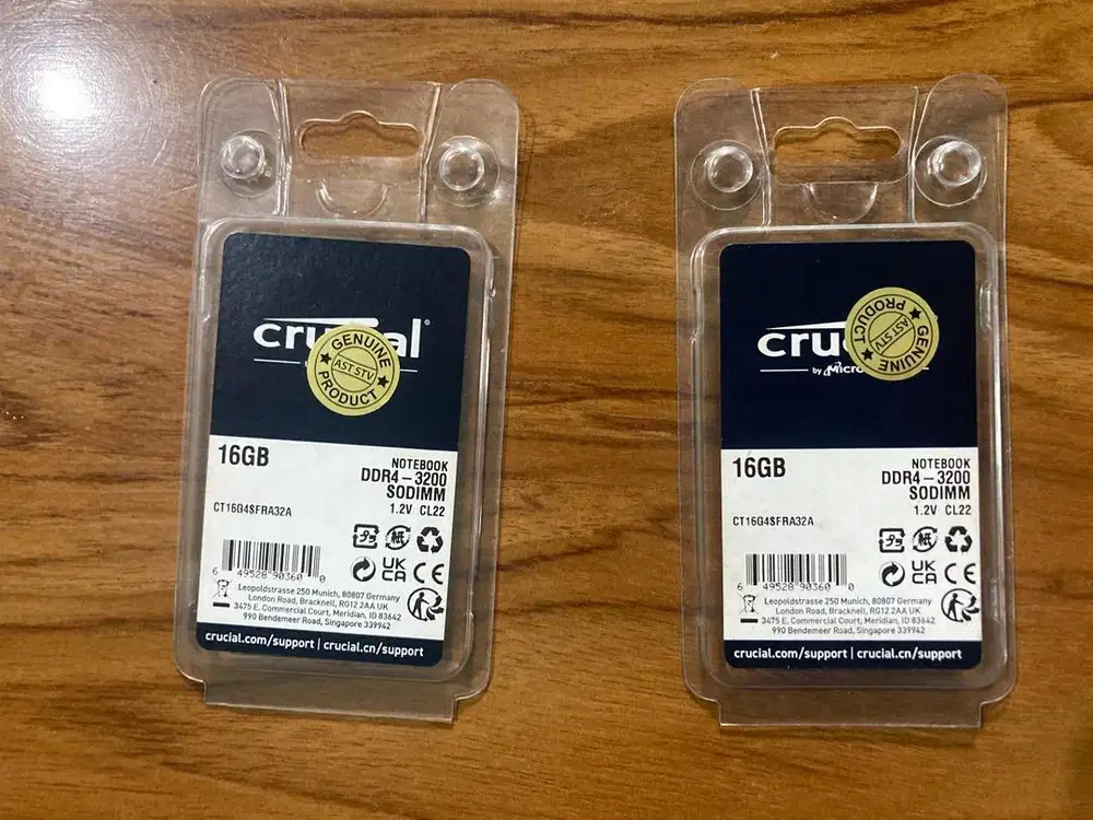 RAM (2x16gb) DDR4-3200mhz SODIMM