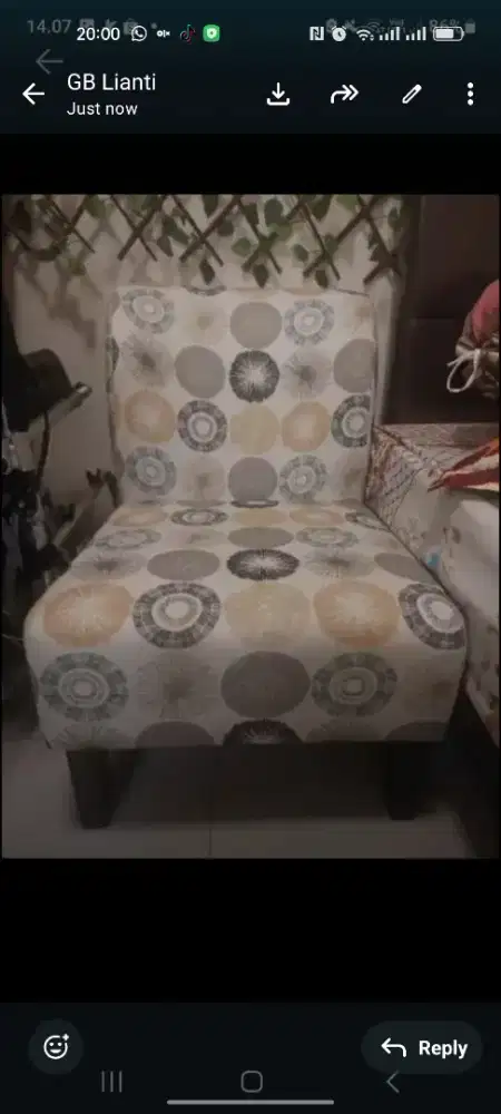 Sofa Tunggal Bohemia