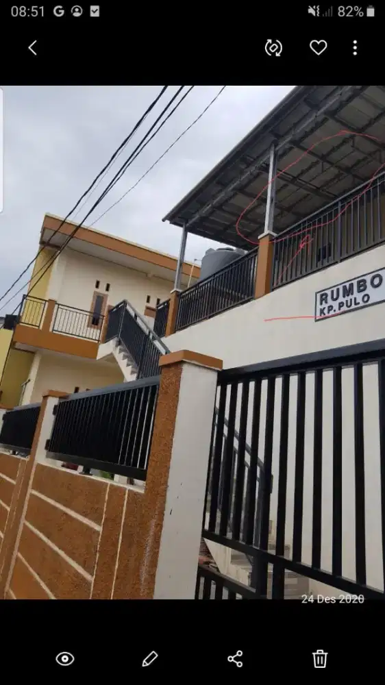 Di kontrakan Rumah petak di Lt. 1