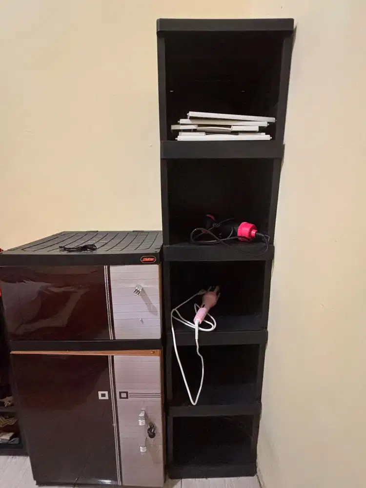 Rak penyimpanan plastik