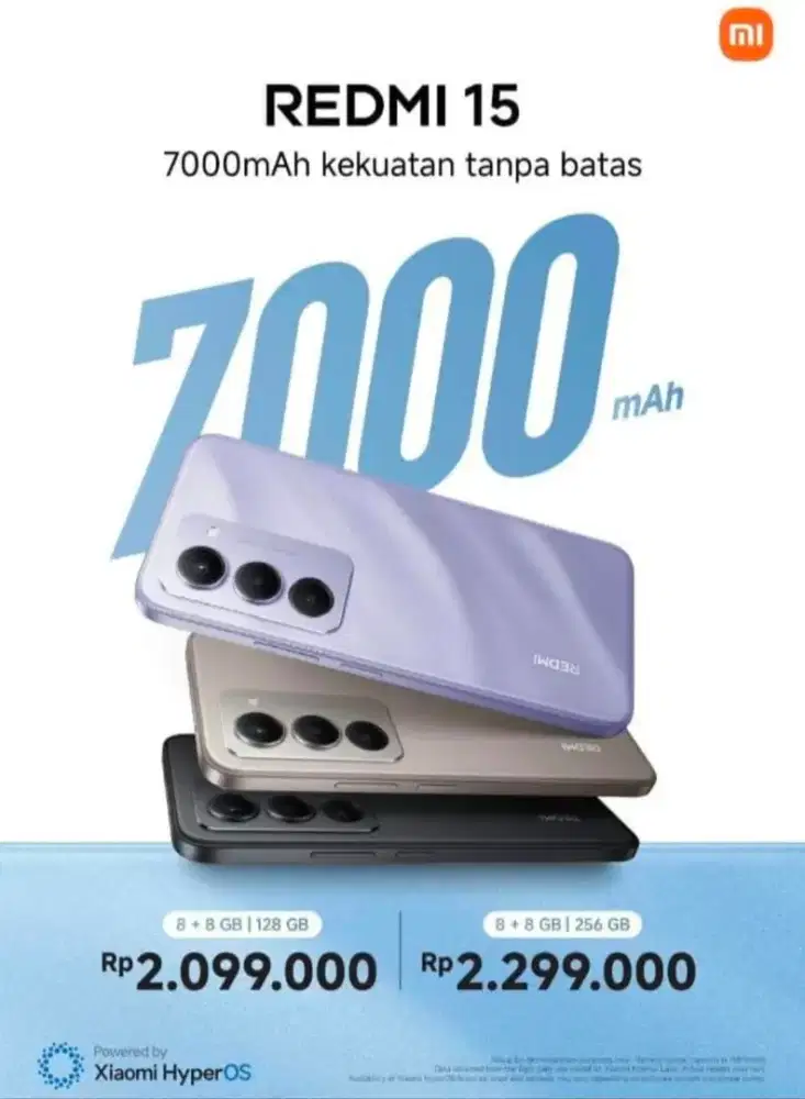 Jual Redmi 15 bisa cicilan hanya KTP saja