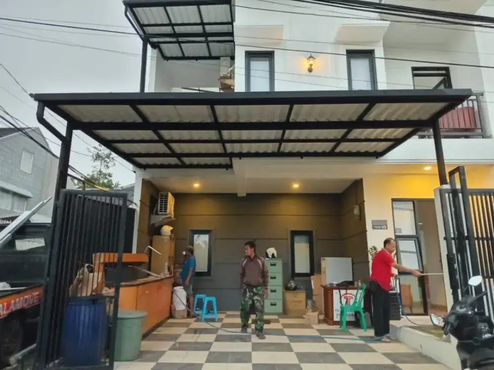 Kanopi minimalis Alderon dobel layer