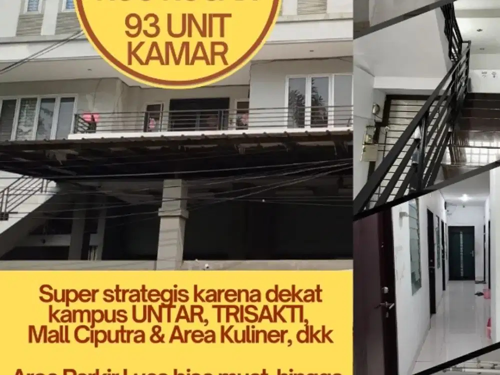 Disewakan gedung kos kosan Tanjung duren