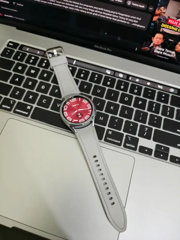 Samsung watch 6 classic 43mm fullset like new