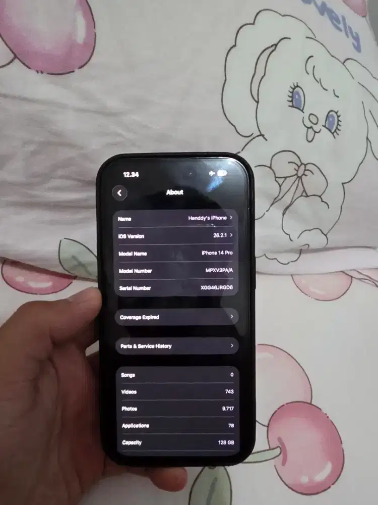 Iphone 14 Pro 128GB Space Black