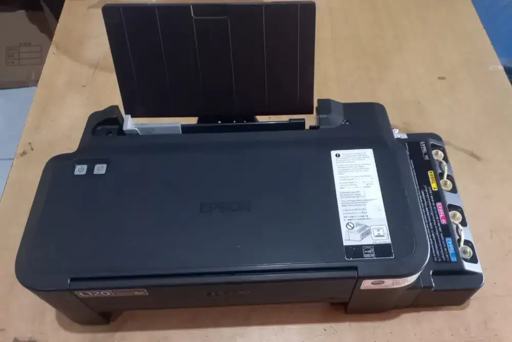 Printer Epson L120 kondisi warna hitam tidak bisa diprint