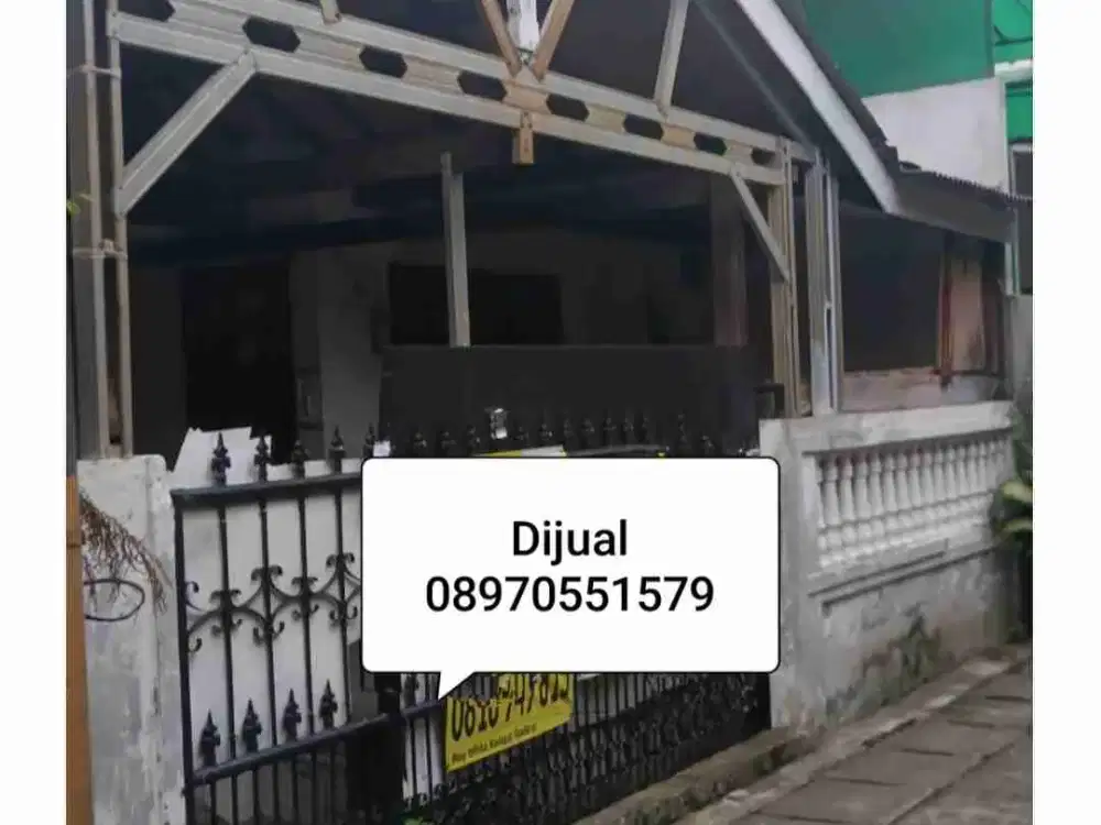 Jual cepat rumah lebar 8 jalan 1 mobil.bawah njop di kelapa gading jakut
