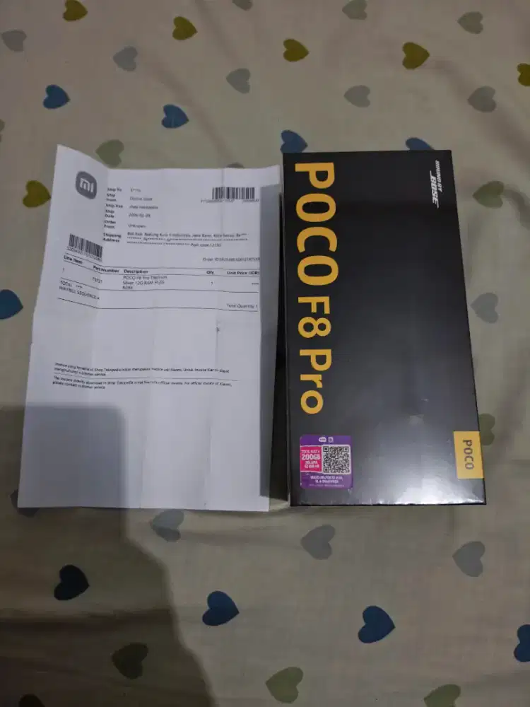 Handphone Poco F8 Pro Titanium New Segel Masih Plastikan