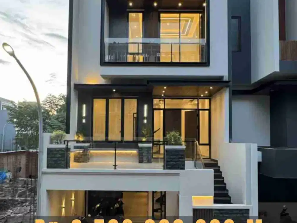 Rumah Modern Kontemporer  Dalam Townhouse  Premium Jagakarsa