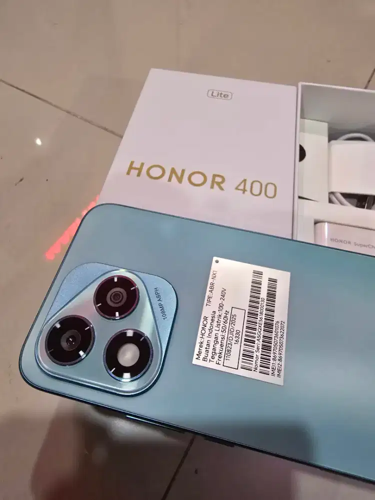 Honor 400 lite 5g 8/256 mulus 1mggu pakai