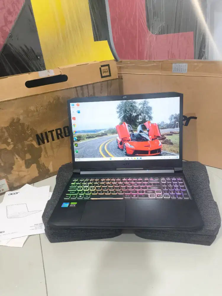 Laptop Gaming Acer Nitro Core i7 Ram 16/512gb ssd Dual VgaNvidia Rtx