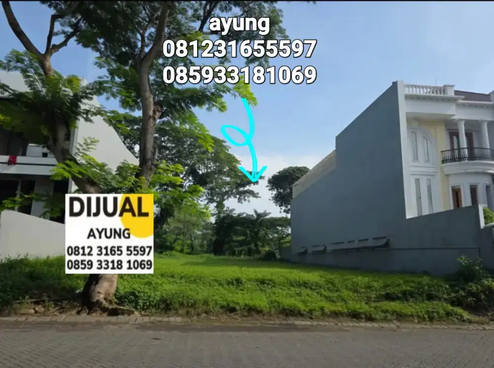 DIJUAL Tanah Kavling di Bukit Golf Mediterenia Citraland  Sby