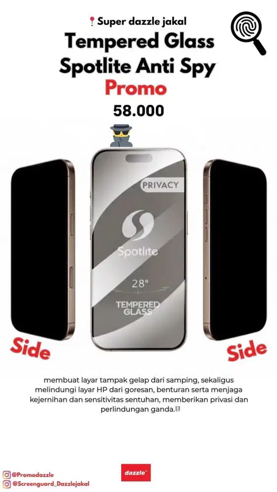 TG Bodyguard Anti spy glossy