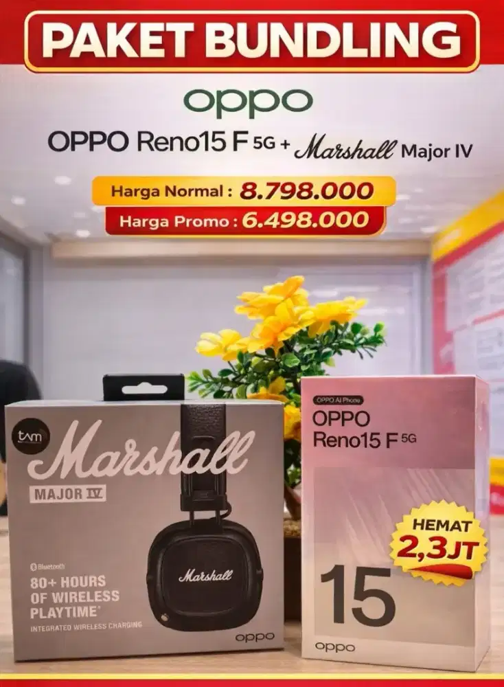 OPPO RENO 15 SERIES tebus murah Marshal original