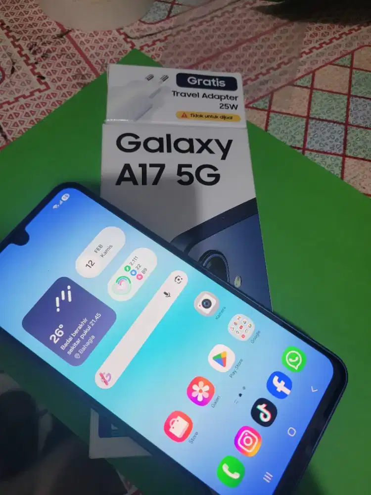 Samsung Galaxy A17 5G 8GB/256GB – Fullset, Mulus Like New