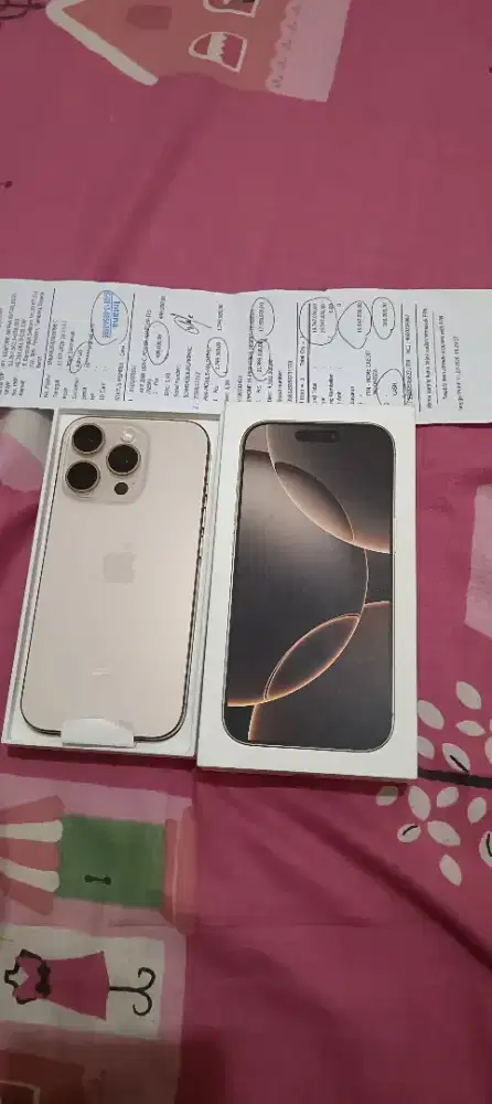 Jual iPhone 16 pro(128) baru unboxing hrg 15,8