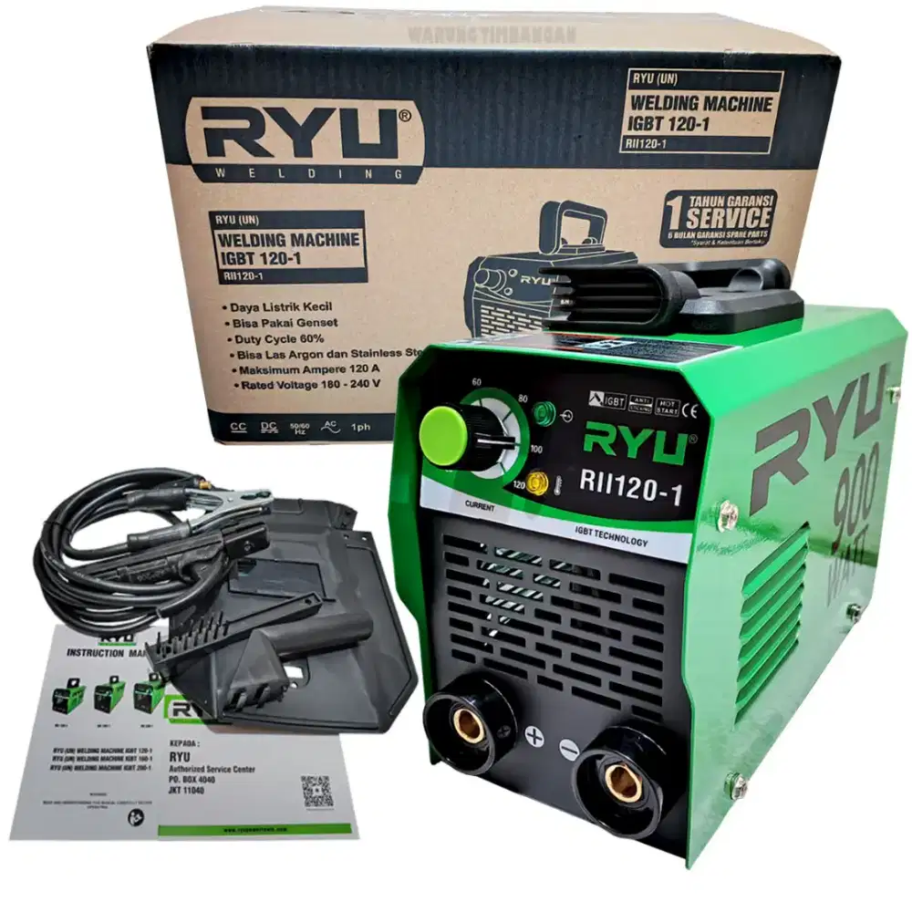 RYU MESIN LAS 120A 900 WATT RII120-1 MURAH BERGARANSI