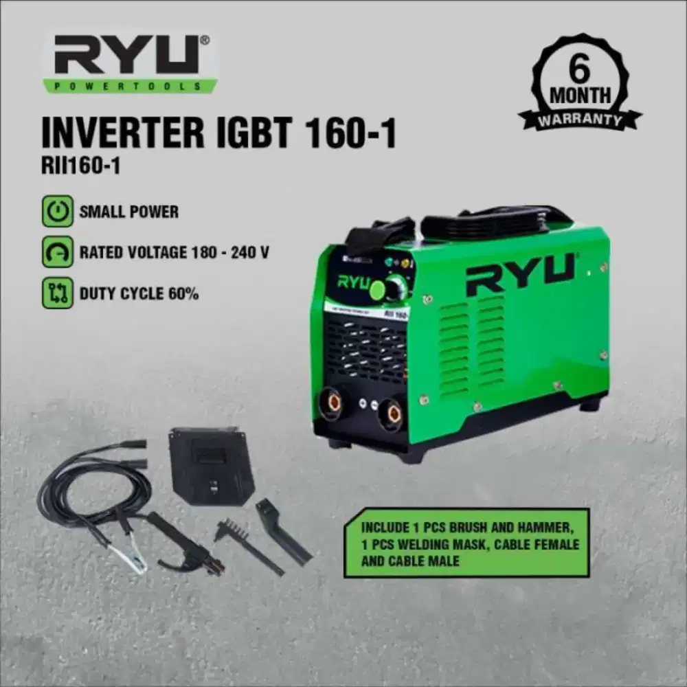 RYU MESIN LAS 160 A 1300 WATT RII160-1 MURHA BERGARANSI