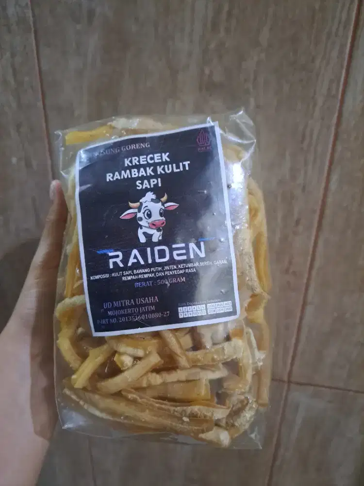 Krecek Rambak Sapi Stik Mie Grade A